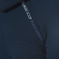 Sudadera de mujer Tazlina Flags & Cup con cremallera Azul marino Sudadera de mujer Tazlina Flags & Cup con cremallera Azul marino