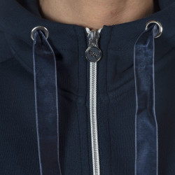 Sudadera de mujer Tazlina Flags & Cup con cremallera Azul marino Sudadera de mujer Tazlina Flags & Cup con cremallera Azul marino