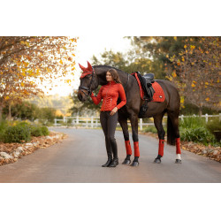 Mantilla LeMieux Loire Dressage Square Sienna Rojo