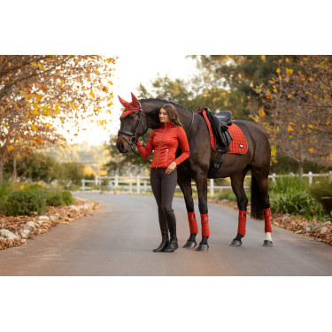 Mantilla LeMieux Loire Dressage Square Sienna Rojo