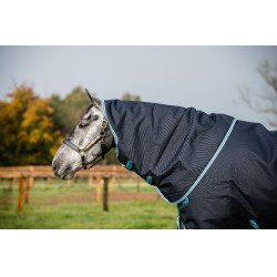 Manta Horseware Amigo® Bravo 12 Plus 250g 1200D Azúl marino / aqua