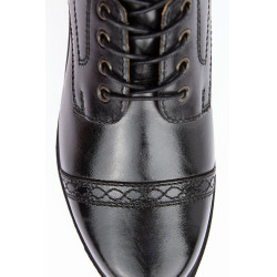 Botines de Cuero con CordonesDelanteros para Mujer Jupiter B Vertigo Negro Botines de Cuero con CordonesDelanteros para Mujer Jupiter B Vertigo Negro