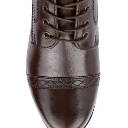 Botines de Cuero con CordonesDelanteros para Mujer Jupiter B Vertigo Marrón oscuro Botines de Cuero con CordonesDelanteros para Mujer Jupiter B Vertigo Marrón oscuro