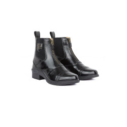 Botines de Cuero con CremalleraDelantera para Mujer Saturn B Vertigo