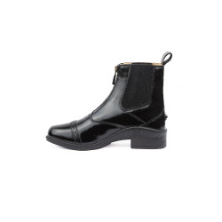 Botines de Cuero con CremalleraDelantera para Mujer Saturn B Vertigo Negro Botines de Cuero con CremalleraDelantera para Mujer Saturn B Vertigo Negro