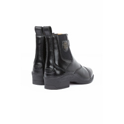 Botines de Cuero con CremalleraDelantera para Mujer Saturn B Vertigo Negro Botines de Cuero con CremalleraDelantera para Mujer Saturn B Vertigo Negro