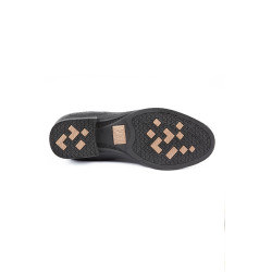 Botines de Cuero con CremalleraDelantera para Mujer Saturn B Vertigo Negro Botines de Cuero con CremalleraDelantera para Mujer Saturn B Vertigo Negro