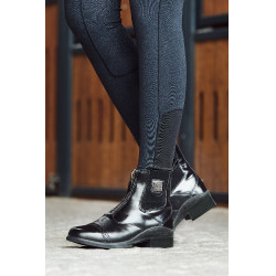Botines de Cuero con CremalleraDelantera para Mujer Saturn B Vertigo Negro Botines de Cuero con CremalleraDelantera para Mujer Saturn B Vertigo Negro