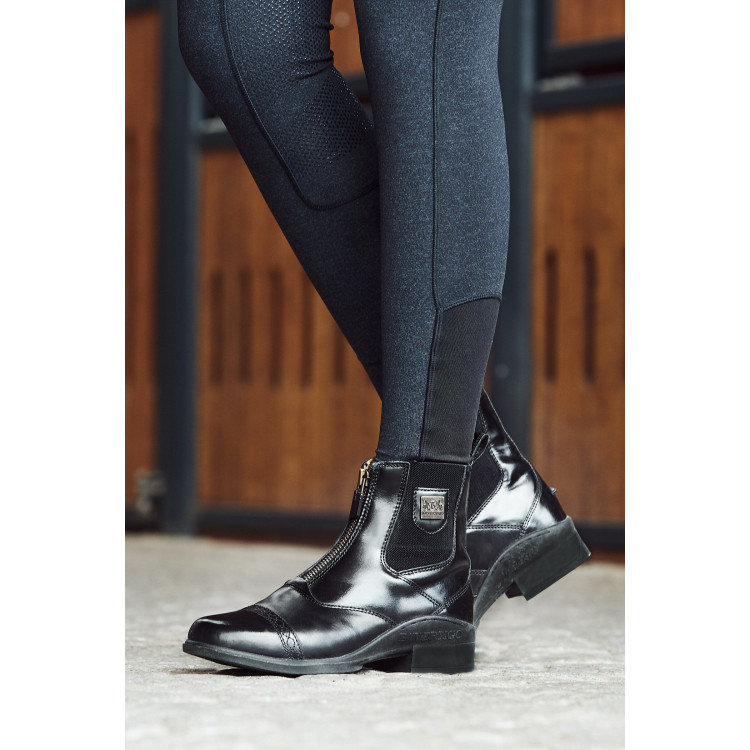 Botines de Cuero con CremalleraDelantera para Mujer Saturn B Vertigo Botines de Cuero con CremalleraDelantera para Mujer Saturn B Vertigo