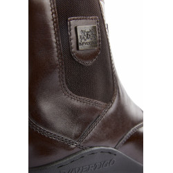 Botines de Cuero con CremalleraDelantera para Mujer Saturn B Vertigo Marrón oscuro