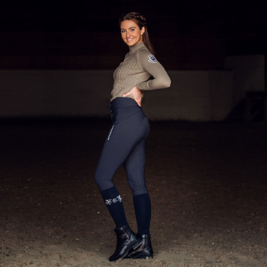 Botas Jodhpur de invierno para mujer B Vertigo Mercury con forro de piel de cordero Negro