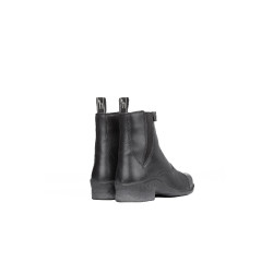 Botas Jodphur de cuero rosa Horze con cremallera frontal Negro