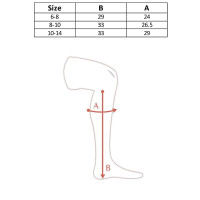 Chaparreras sintéticas para adolescentes Horze Billie Negro