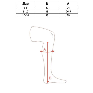 Chaparreras sintéticas para adolescentes Horze Billie Negro