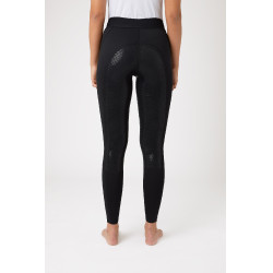 Mallas de Equitación con Asiento Completo de Siliconapara Mujer Madison Horze Negro