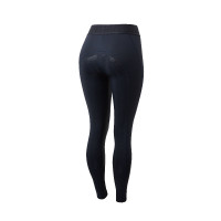 Mallas de Equitación con Asiento Completo de Siliconapara Mujer Madison Horze Negro