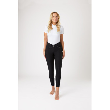 Pantalones de Montar Ligeros Elásticos con Refuerzo de Rodilla de Cuero para Mujer Angelina Horze Pantalones de Montar Ligeros Elásticos con Refuerzo de Rodilla de Cuero para Mujer Angelina Horze