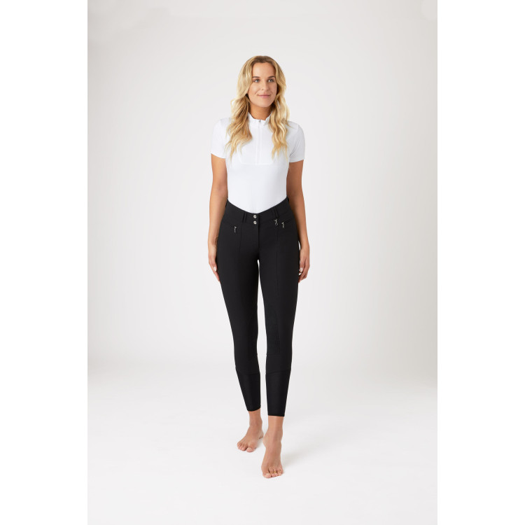 Pantalones de Montar Ligeros Elásticos con Refuerzo de Rodilla de Cuero para Mujer Angelina Horze Pantalones de Montar Ligeros Elásticos con Refuerzo de Rodilla de Cuero para Mujer Angelina Horze