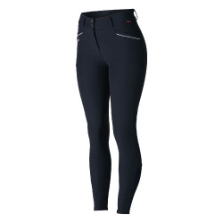 B Vertigo Patricia Calzones de cintura alta para mujer con parche de silicona en la rodilla