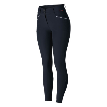 B Vertigo Patricia Calzones de cintura alta para mujer con parche de silicona en la rodilla