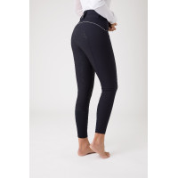 Pantalones de Montar con Cintura Alta de Asiento Completo de Silicona para Mujer Aubrey Horze Azul marino oscuro Pantalones de Montar con Cintura Alta de Asiento Completo de Silicona para Mujer Aubrey Horze Azul marino oscuro