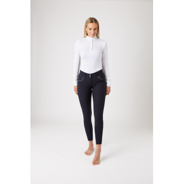 Pantalones de Montar con Cintura Alta de Asiento Completo de Silicona para Mujer Aubrey Horze Pantalones de Montar con Cintura Alta de Asiento Completo de Silicona para Mujer Aubrey Horze