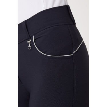 Pantalones de Montar con Cintura Alta de Asiento Completo de Silicona para Mujer Aubrey Horze Pantalones de Montar con Cintura Alta de Asiento Completo de Silicona para Mujer Aubrey Horze