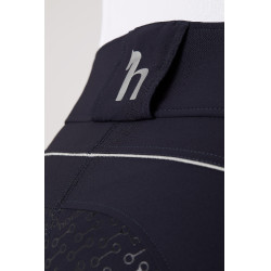 Pantalones de Montar con Cintura Alta de Asiento Completo de Silicona para Mujer Aubrey Horze Azul marino oscuro Pantalones de Montar con Cintura Alta de Asiento Completo de Silicona para Mujer Aubrey Horze Azul marino oscuro