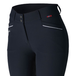 Pantalón B Vertigo Patricia Full Seat Adelgazante con grip silicona para Mujer Azul marino oscuro / blanco