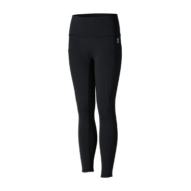 Pantalones de montar de Compresión para Niños con Asiento Completo Gillian Horze Negro