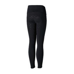 Pantalones de montar de Compresión para Niños con Asiento Completo Gillian Horze Negro