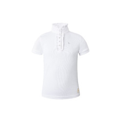 Camisa de Manga Corta con Volantes deConcurso para Niños Christel Horze