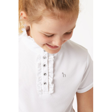 Camisa de Manga Corta con Volantes deConcurso para Niños Christel Horze Camisa de Manga Corta con Volantes deConcurso para Niños Christel Horze