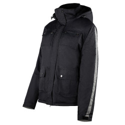Parka de invierno para niños. Horze Negro