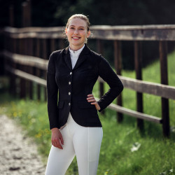 Chaqueta de concurso de malla para mujer B Vertigo Gabrielle Negro