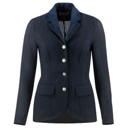 Chaqueta de concurso de malla para mujer B Vertigo Gabrielle Azul marino oscuro