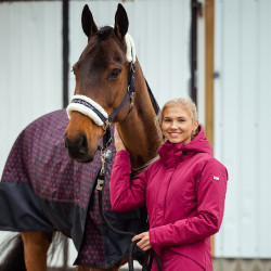 Chaqueta Acolchada de Invierno para Mujer Dana B Vertigo Rojo remolacha
