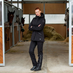 Pantalones de Montar Acolchados Térmicos para Mujer Dana B Vertigo Negro