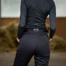 Pantalones de Montar Acolchados Térmicos para Mujer Dana B Vertigo Negro