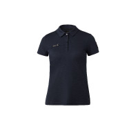 Polo funcional de manga corta para mujer Horze Denise Verde caqui