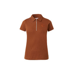 Camisa Polo de Algodón y Mangas Cortas para Mujer Amy Horze