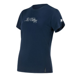 Camiseta de Manga Corta Para Mujer Daniele B Vertigo Azul marino oscuro Camiseta de Manga Corta Para Mujer Daniele B Vertigo Azul marino oscuro