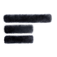 Conjunto Protector de Pechopetral Piel de Cordero Harleigh (3 piezas) Horze Gris oscuro