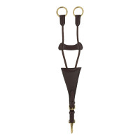 Tenedor Martingale de cuero Horze Wimbledon Marrón oscuro