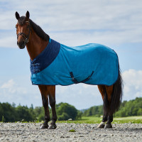 Manta Polar Turin Horze Azul real