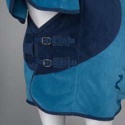 Manta Polar con Cubre Cuello Completo Turin Horze Púrpura Manta Polar con Cubre Cuello Completo Turin Horze Púrpura