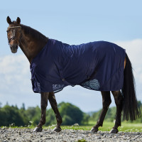 Manta Secante de Malla Turin Horze Azul oscuro