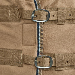 Manta Polar Kiel Horze Marrón claro