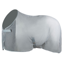 Manta Anti-Mosca Orleans Horze Gris de tiro alto