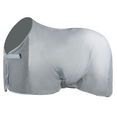 Manta Anti-Mosca Orleans Horze Gris de tiro alto